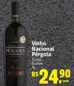 Supermercados Mateus Vinho Nacional Pergola oferta