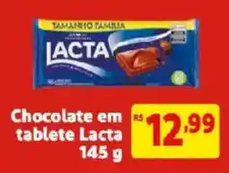 Mercado Extra Chocolate em tablete lacta oferta