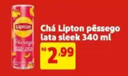 Mercado Extra Chá Lipton pêssego oferta