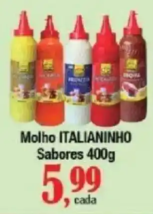 Molho italianinho sabores