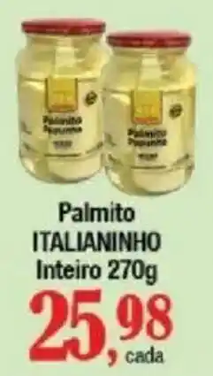 Supermercados Unidos Palmito italianinho inteiro oferta