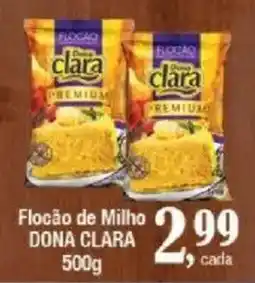 Supermercados Unidos Flocão de Milho Dona Clara oferta