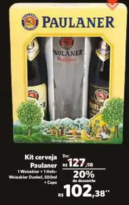 Sam's Club Kit cerveja Paulaner oferta