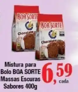 Supermercados Unidos Mistura para Bolo BOA SORTE Massas Escuras Sabores oferta