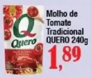 Supermercados Unidos molho de tomate tradicional quero oferta