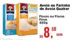 Supermercados Mateus Aveia ou Farinha de Aveia Quaker oferta