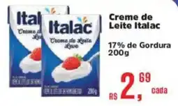 Supermercados Mateus Creme de Leite Italac oferta