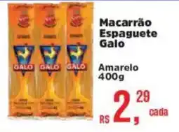 Supermercados Mateus Macarrão Espaguete Galo oferta