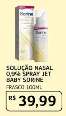 Assaí Atacadista solução nasal 0,9% spray jet baby sorine oferta