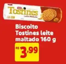 Mercado Extra Biscoito tostines leite maltado oferta