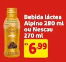 Mercado Extra Bebida láctea Alpino ou Nescau oferta