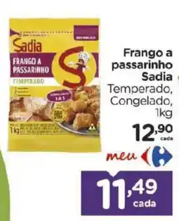 Carrefour Bairro Frango a passarinho Sadia oferta