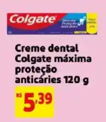 Mercado Extra Creme dental colgate máxima proteção anticáries oferta