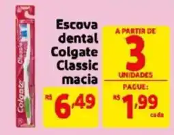 Mercado Extra Escova dental Colgate Classic macia oferta