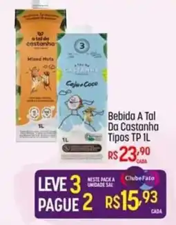 Muffato Bebida A Tal Da Castanha Tipos TP oferta