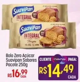 Muffato Bolo zero açúcar suavipan sabores oferta