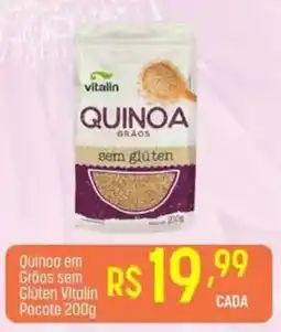 Muffato Quinoa em grãos sem gluten vitalin oferta