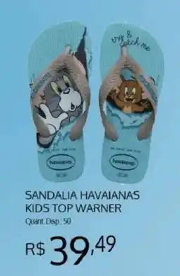 Bistek Supermercados Sandalia havaianas kids top warner oferta