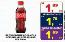 Roldão Refrigerante coca-cola original ou sem açúcar oferta