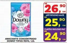 Roldão Amaciante concentrado downy tipos refil oferta