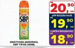 Roldão Inseticida aerossol sbp tipos oferta
