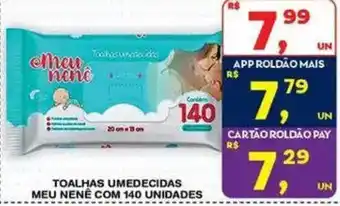 Toalhas umedecidas meu nenê