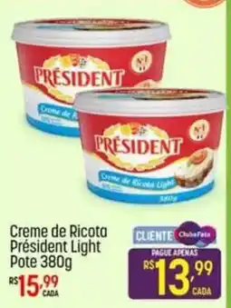 Muffato Creme de Ricota Président Light oferta