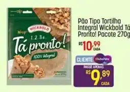 Muffato Pão tipo tortilha integral wickbold tá pronto! oferta