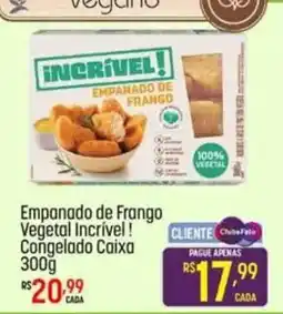 Muffato empanado de frango vegetal incrível! oferta