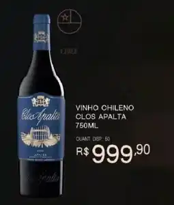 Bistek Supermercados Vinho chileno clos apalta oferta