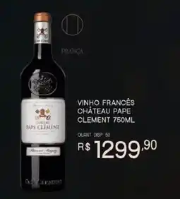 Bistek Supermercados vinho francês château pape clement oferta