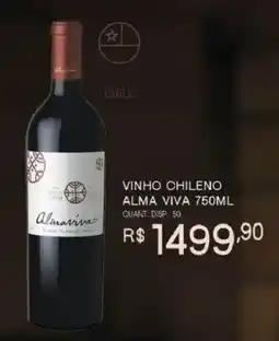 Bistek Supermercados vinho chileno alma viva oferta