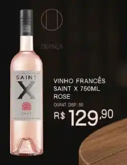 Bistek Supermercados Vinho francês saint x rose oferta