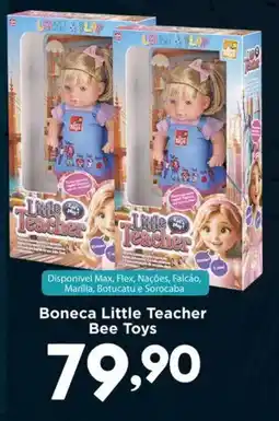 Confiança Supermercados Boneca little teacher bee toys oferta