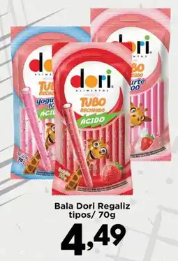 Confiança Supermercados Bala Dori Regaliz oferta