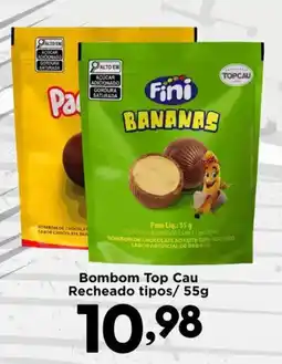 Confiança Supermercados Bombom top cau recheado tipos oferta