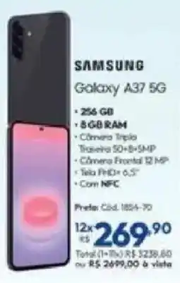 Lojas Becker samsung galaxy a37 5g oferta