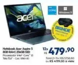 Lojas Becker Notebook acer aspire 5 oferta