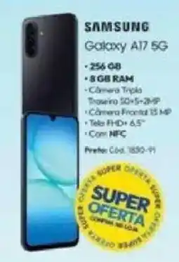 Lojas Becker samsung galaxy a17 5g oferta