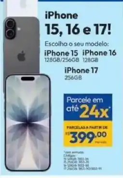 Lojas Becker iphone 15, 16 e 17! oferta