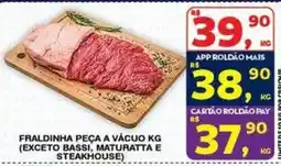 Roldão Fraldinha peça a vácuo kg oferta