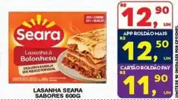 Roldão Lasanha seara sabores oferta