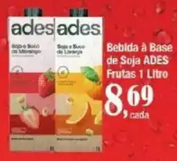Supermercados Unidos Bebida à Base de Soja ADES Frutas oferta