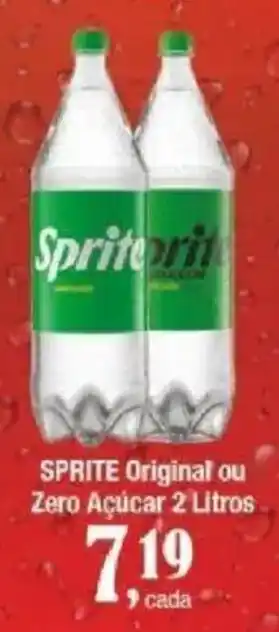 Supermercados Unidos sprite original ou zero açúcar oferta