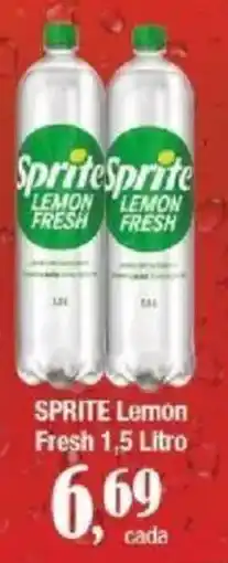 Supermercados Unidos Sprite lemon fresh oferta