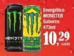 Supermercados Unidos Energético monster sabores oferta