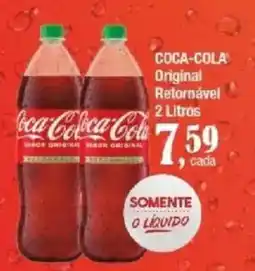 Supermercados Unidos Coca-Cola original retornável oferta