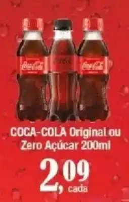Supermercados Unidos Coca-Cola original ou zero açúcar oferta