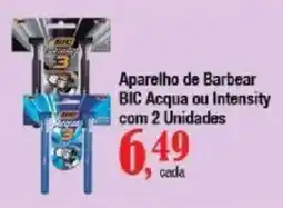 Supermercados Unidos Aparelho de Barbear BIC Acqua ou Intensity oferta