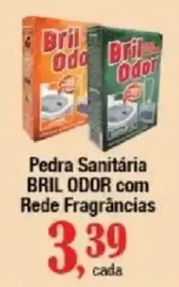Supermercados Unidos Pedra Sanitária BRIL ODOR com Rede Fragrâncias oferta